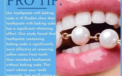 Pro Tip: Toothpaste with Baking Soda